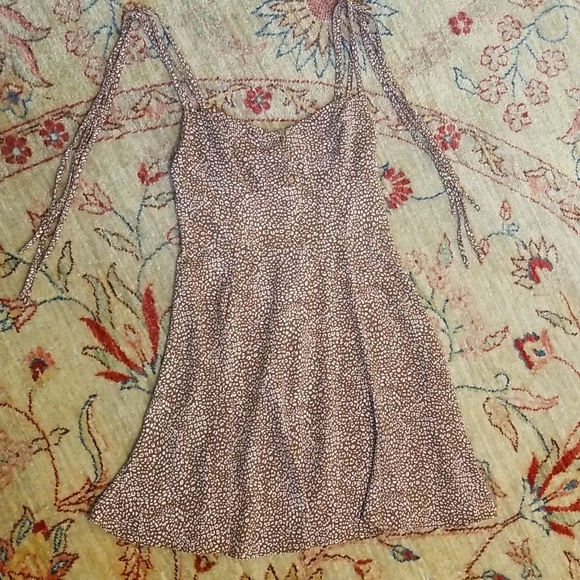 Animal Print Mini Dress Brown - Zara - Picture 7 of 7